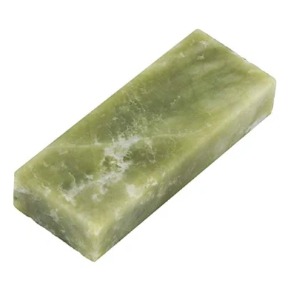 Afbeelding van Slijpstenen, 10000# Grid Mini Sharpening Stone rechthoek dubbelzijdige messenslijper Whetstone polijsten schuurgereedschap voor messen, schaar, beitel (groen)