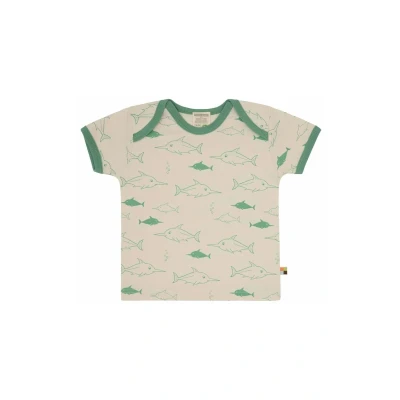 Afbeelding van loud + proud T shirt met print, van biologisch katoen, GOTS gecertificeerd, bamboo, 122 128