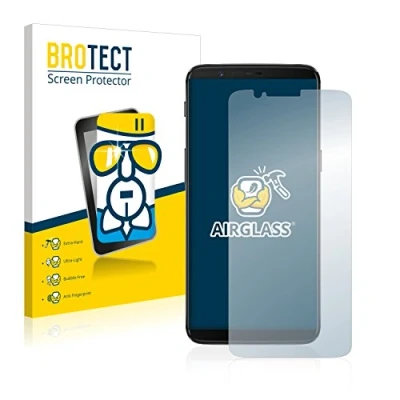 Afbeelding van BROTECT Screenprotector voor OnePlus 5T Folie Beschermfolie Beschermglas transparant