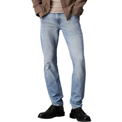 Afbeelding van Calvin Klein Jeans Heren Slim Taper J30J325969, Slim, Denim, 34W/34L, Denim (Denim Licht), 34W / 34L