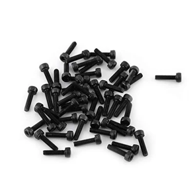 Afbeelding van M3 Zwarte Zeskantige Dopschroefboutenset, 12,9 Kwaliteit Gelegeerd Koolstofstaalbevestiging, Accessoire Voor Reparatiegereedschap, 4 50 Mm, Met Hoge Sterkte(M3*12mm pcs/pack)