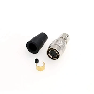 Afbeelding van SZRMCC Hirose HR10A 7P 4S 4 pins vrouwelijke connector stekker voor SmallHD monitor industriële camera (4 polig, vrouwelijk)
