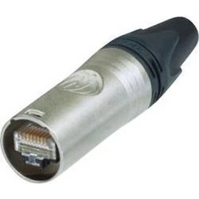 Afbeelding van Neutrik NE8MX6 RJ45 etherCON CAT6 A connectoren Stekker, recht Aantal polen: 8P8C Nikkel 1 stuk(s)