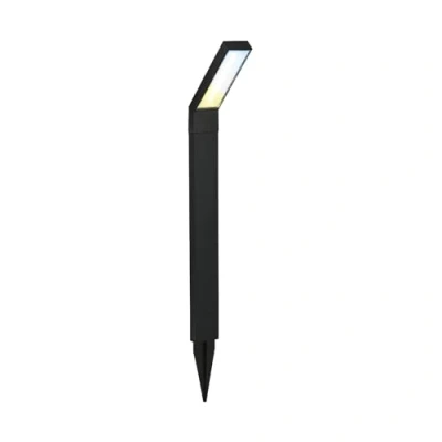Afbeelding van BRILONER Solar padlamp Schemersensor IP44 CCT met grondspies 66 x 5 12,5 cm Zwart