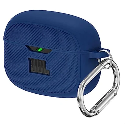 Afbeelding van GIOPUEY Cilicone Hoes voor JBL Vibe Beam, Ultradunne zachte hoes, Slim Fit, Anti Fall, niet gemakkelijk te vuil Marineblauw