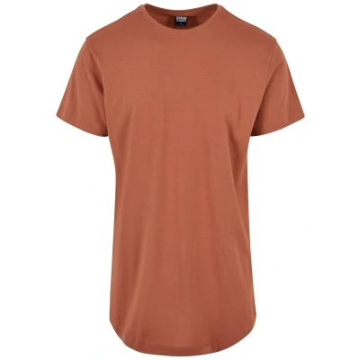 Afbeelding van Urban Classics Shaped LONG DO NOT USE Tshirt basic, Heren, Maat: Large, Terracotta