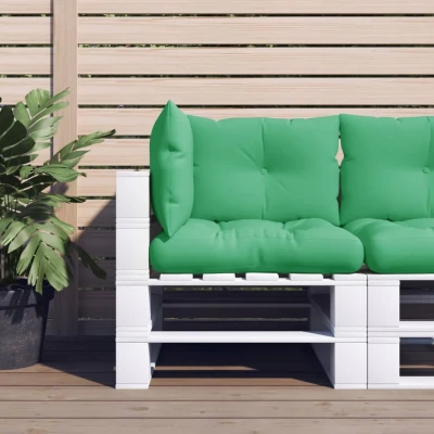 Afbeelding van Palletkussens 3 st stof groen
