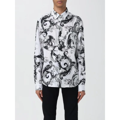 Afbeelding van Printed Cotton Long Sleeve Shirt with Classic Collar and Button