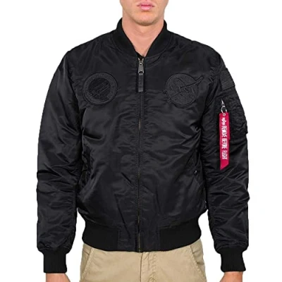 Afbeelding van Alpha Industries MA1 VF NASA Bomberjacks, Heren, Maat: 4XL, Black