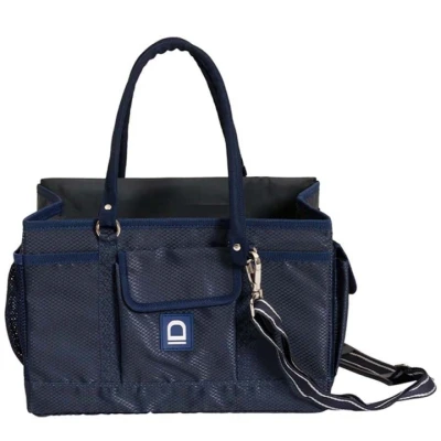 Afbeelding van Equipage Poetstas Squared Diamond Marineblauw