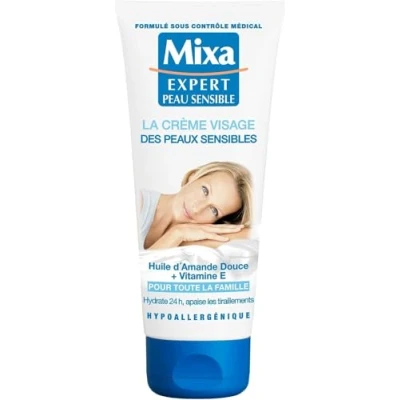 Afbeelding van Mixa Intensief droge huid handcrème tegen uitdroging met 100% plantaardige oliën 100 ml