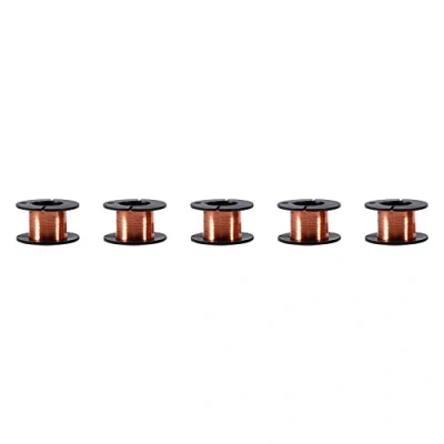 Afbeelding van 5 stks Geëmailleerde Koperdraad, 0.1mm Draad Winding Reparatie Magneet Lengte 15 m Andere elektronische componenten