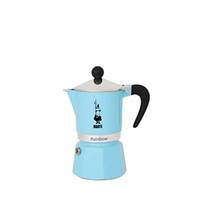 Afbeelding van Bialetti Rainbow koffiezetapparaat lichtblauw 3 kopjes