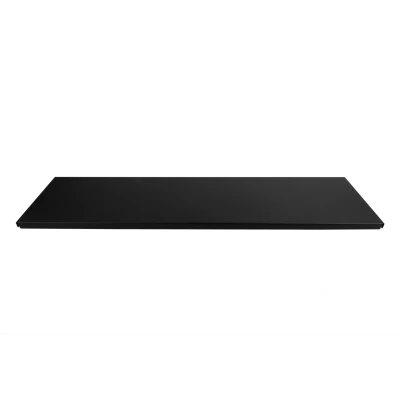 Afbeelding van Legplank voor F rails 80 x 20 cm Zwart Per Stuk