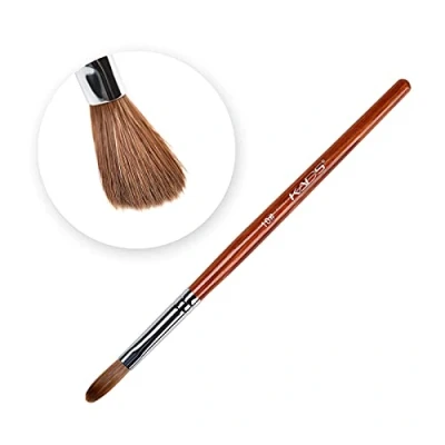Afbeelding van Alexnailart Kolinsky Sable Nagelborstel Acryl Borstel voor Poeder Nail Art Pen met Rood Houten Handvat Manicure Ontwerp 10#