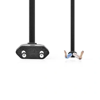 Afbeelding van Aansluitsnoer Nedis 3 meter (2 x 0.75 mm², Eurostekker, Open einde)