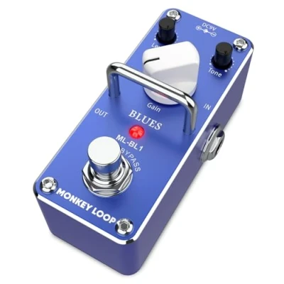 Afbeelding van Monkey Loop ML BL1 gitaareffectpedaal Blues Driver met nauwkeurige versterkingsbesturing signaalkwaliteit True Bypass stroomverbruik 5,5 mA (DC 9 V)