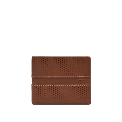 Afbeelding van FOSSIL Portemonnee Sport Tourer Coin Pocket Bifold Brown Bruine