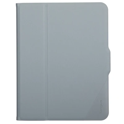 Afbeelding van Apple iPad 10.9 (2022) Hoes: Targus VersaVu Bookcase Shockproof/Valbescherming Zilver Kunstleder Tablet Hoezen