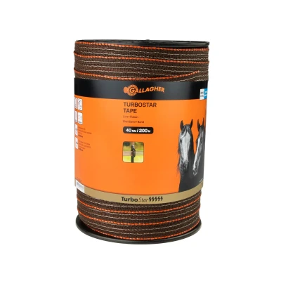 Afbeelding van TurboStar schriklint 40mm terra, 200m, Gallagher Geschikt voor Veehouderij