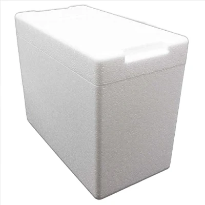Afbeelding van Styrofoam box/thermobox 7,0 liter 34 x 18 27 cm/wanddikte 3 cm styrobox