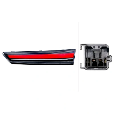 Afbeelding van HELLA 2SA 014 995 121 Achterlicht rechts Binnenste deel LED 12