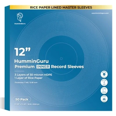 Afbeelding van HumminGuru vinyl platenhoezen (12&quot; Master Inner Sleeves)