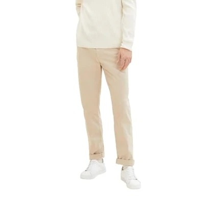 Afbeelding van TOM Tailor Regular Chino, Heren, Maat: 29x32, Silver ecru