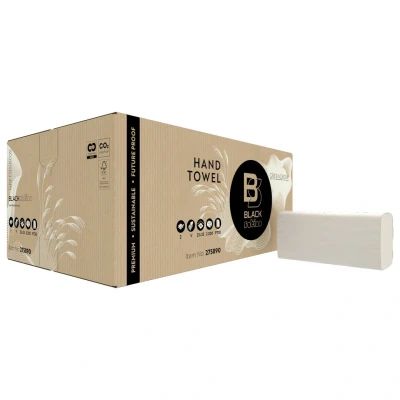 Afbeelding van BlackSatino GreenGrow Handdoekje 2 laags 25x23cm (3210 Stuks)