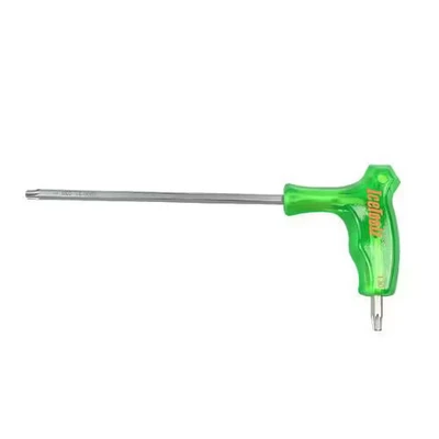 Afbeelding van IceToolz stersleutel Twinhead T30 staal groen