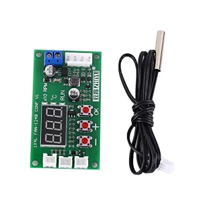 Afbeelding van Driver Module, 12V DC 24V 48V PWM 4 Draden Ventilator Temperatuur Regulator Governor Display Module voor PC Ventilator/Alarm