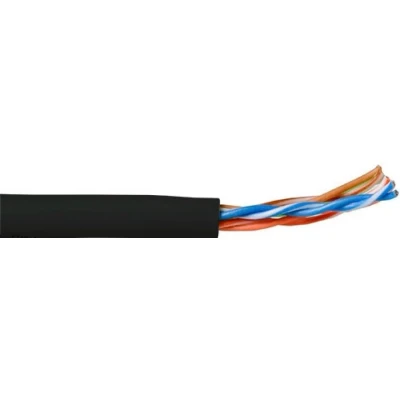 Afbeelding van ACT CAT5E U/UTP soepel patch zwart 305 m