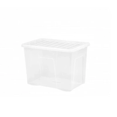 Afbeelding van Wham &quot;CRYSTAL BOX&quot; zonder deksel, 80 liter 60 x 40 42cm transparant