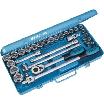 Afbeelding van Hazet 905 Dopsleutelset Metrisch 1/2 (12.5 mm) 30 delig