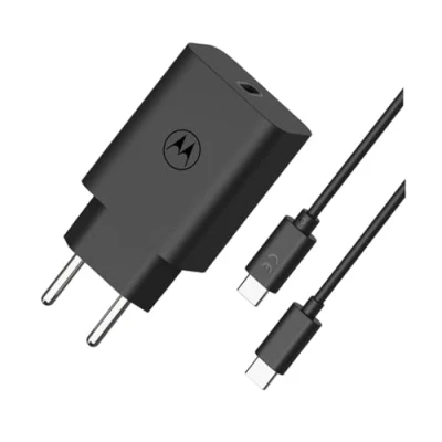 Afbeelding van Motorola TurboPower 30W Thuislader met USB C Kabel Zwart