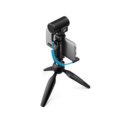 Afbeelding van Sennheiser MKE 200 Mobile Kit cameramicrofoonset voor smartphone