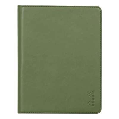 Afbeelding van RHODIA 213003C notitieboekje en documentenhouder nr. 13 salie voor notitieblokken of notitieboeken in A6 formaat (10,5 x 14,8 cm) premium Italiaans kunstleer collectie