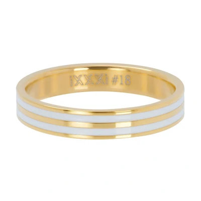Afbeelding van Double line white iXXXi Vulring 4 mm SALE 20 / Gold