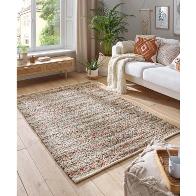 Afbeelding van Wollen Vloerkleed Ursule Multi 130x190 Cm