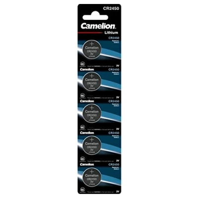 Afbeelding van Camelion Knoopcel Batterij CR2450 BP5 5stuk(s) 3 0.025Ah 4260216455810