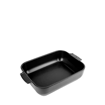 Afbeelding van Ovenschaal Peugeot Rechthoekig Céramique Satijnzwart 32 cm