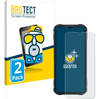 Afbeelding van BROTECT (2 Stuks) Antireflecterende Beschermfolie voor Oukitel WP33 Pro Anti Glare Screen Protector, Mat, Ontspiegelend