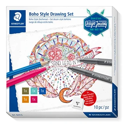 Afbeelding van STAEDTLER 61 DJT3 Design Journey boho stijl tekenset