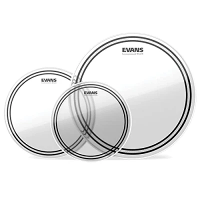 Afbeelding van Evans velSet EC2 SST, clear, standaard, ETP EC2SCLR S Drumvellen set
