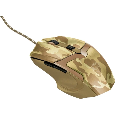 Afbeelding van Trust GXT 101 Gav Bedrade Gaming Muis 4800 DPI Desert Camouflage