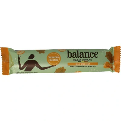 Afbeelding van Choco stevia reep melk hazelnoot