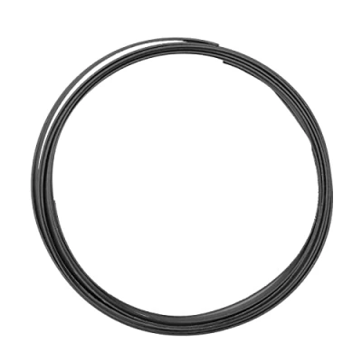 Afbeelding van Vaessen Creative Aludraht Flach Schmuck, Aluminium, Schwarz, 250 x 1 0,021 cm, Zwart, 10 mm 2,5 m