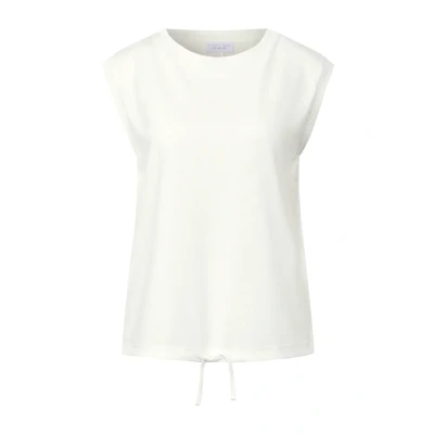 Afbeelding van Street One Studio LOOK MIT TAPE Tshirt print, Dames, Maat: 42, Weiß