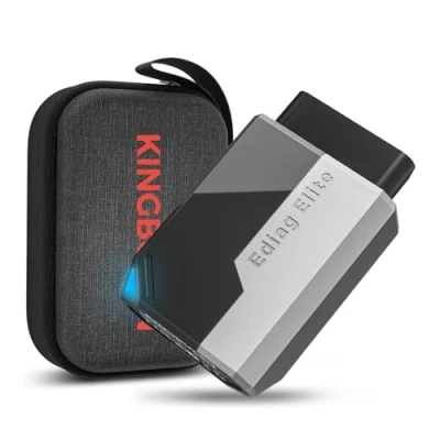Afbeelding van KINGBOLEN EDIAG Elite OBD2 scanner Bluetooth, volledig systeem draadloze auto diagnostisch hulpmiddel voor IOS en Android, codelezer met voertuigprestatietest, 15 resetservice, levenslange