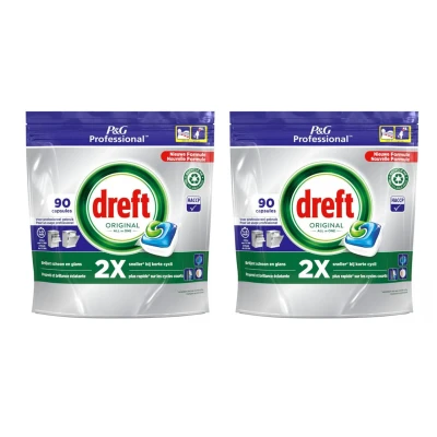 Afbeelding van Dreft Original All in One Vaatwastabletten Regular 180 stuks